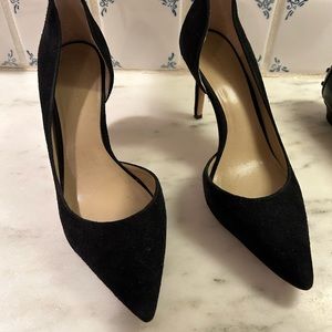 Ann Taylor, Size 7 Black Suede Pumps